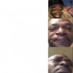 Black Guy Happy then Crying meme