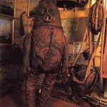 Old diving suit