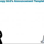 snoopybird announcement meme