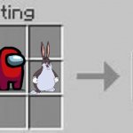 achung us | image tagged in minecraft crafting | made w/ Imgflip meme maker