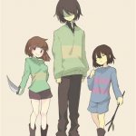 Kris Chara and Frisk