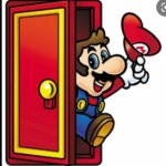 Mario at the door
