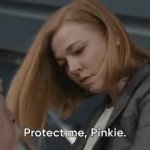 Protect me, Pinkie GIF Template