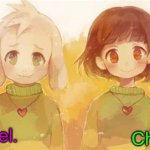 Asriel and Chara temp