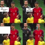 Ronaldo is sad