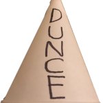 dunce cap hat