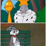 BUGS BUNNY REY Y POBRE