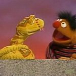 SNAKE TALKS TO ERNIE