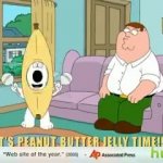 Brian Griffin peanut butter jelly Time meme