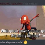 great responsibility=3xb announcement temp meme