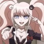 junko pointing GIF Template