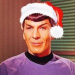 Spock in Santa Hat