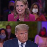 Savannah Guthrie Versus Donald Trump