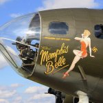Memphis Belle nose art WWII B-17