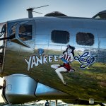 Yankee Lady B-17 WWII nose art