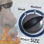 Roast size large template