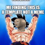 Aniemay | ME FINDING THIS IS A TEMPLATE NOT A MEME | image tagged in aniemay | made w/ Imgflip meme maker