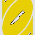 Uno Knife Card