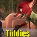 Tiddies Zootopia meme