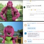 Strong Barney | image tagged in strong barney | made w/ Imgflip meme maker