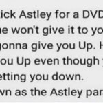 the Rick Astley Paradox