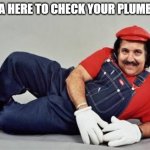 Ron Jeremy | IMMA HERE TO CHECK YOUR PLUMBING! | image tagged in ron jeremy | made w/ Imgflip meme maker