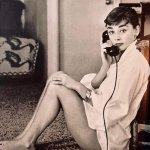 Audrey Hepburn phone