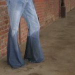 Wide leg jeans