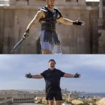 Gladiator before after