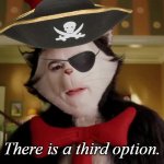 Cat in the hat third option pirate meme
