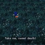 Sonic take me sweet death meme