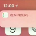 Reminder notification template