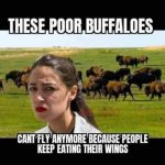 AOC Cries over Buffalo Wings