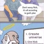 God Give Nick childhood trauma meme