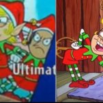 Spongebob elf meme