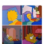 Lisa Simpson depressed meme
