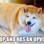 Thicc Doggo | STOP AND HAS AN UPVOTE | image tagged in thicc doggo,fun,meme,have an upvote | made w/ Imgflip meme maker