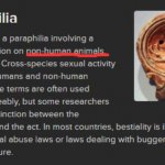 Zoophilia definition meme