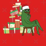 smug pepe christmas