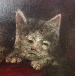 Medieval Cat Painting