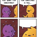 WHAT DO U WANT FOR XMAS, 4 PANEL