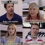 You guys are getting paid? | THE MOM; THE OLDEST; THE MIDDLE CHILD; THE YOUNGEST | image tagged in you guys are getting paid | made w/ Imgflip meme maker