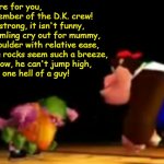 Chunky Kong DK rap