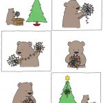Bear christmas lights