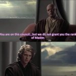 Rank of master