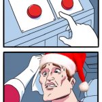 Two Buttons Christmas template
