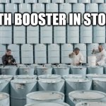 vax | 9TH BOOSTER IN STOCK | image tagged in vax | made w/ Imgflip meme maker