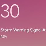 Public Storm Warning Signal #1 template