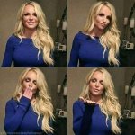 Britney Spears blows kiss