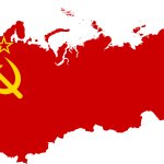 Soviet Union flag Map